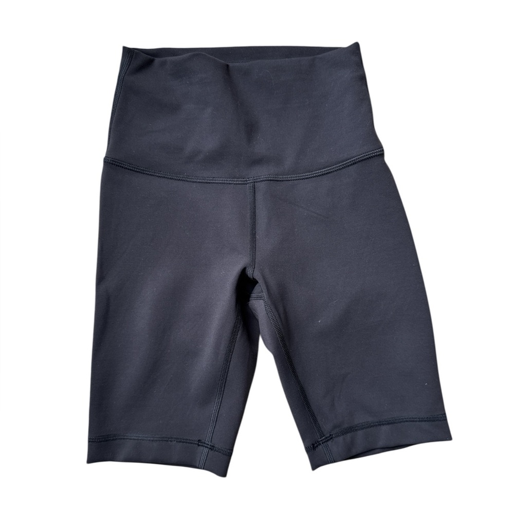 Lululemon women’s Black High-Waisted Bike Shorts